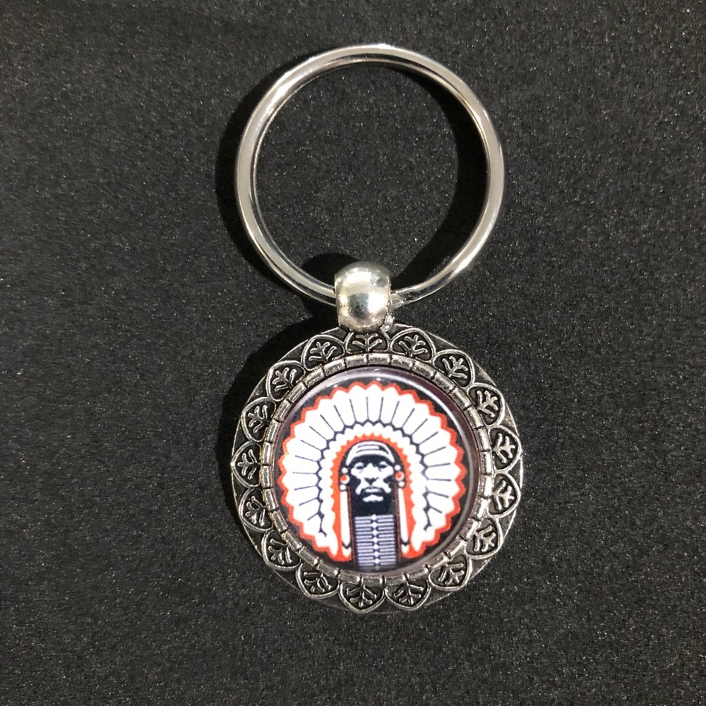Chief Illiniwek Fighting Illini Keychain